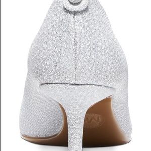 Michael Kors Shoes - Michael Kors Flex Kitten Silver Pump SZ 8 NIB Michael Kors Shoes - Michael Kors Flex Kitten Silver Pump SZ 8 NIB